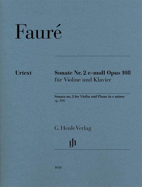 Violin Sonata no. 2 e minor Op. 108