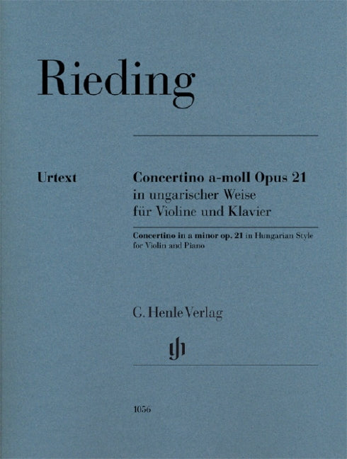 Concertino in Hungarian Style a minor Op. 21