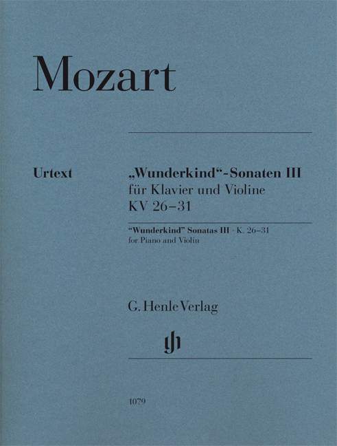 "Wunderkind" Sonatas for Piano and Violin, vol. 3