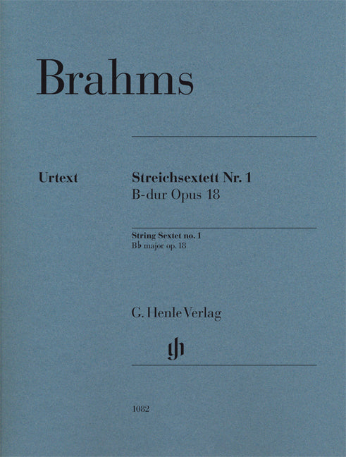 String Sextet no. 1 B flat major Op. 18（パート譜）