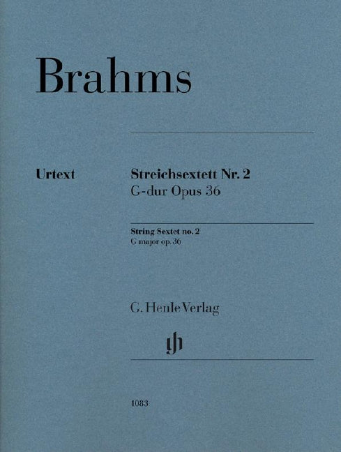 String Sextet no. 2 in G major Op. 36（パート譜）