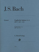 Englische Suiten = English Suites 4-6 BWV 809-811（運指なし・ソフトカバー）