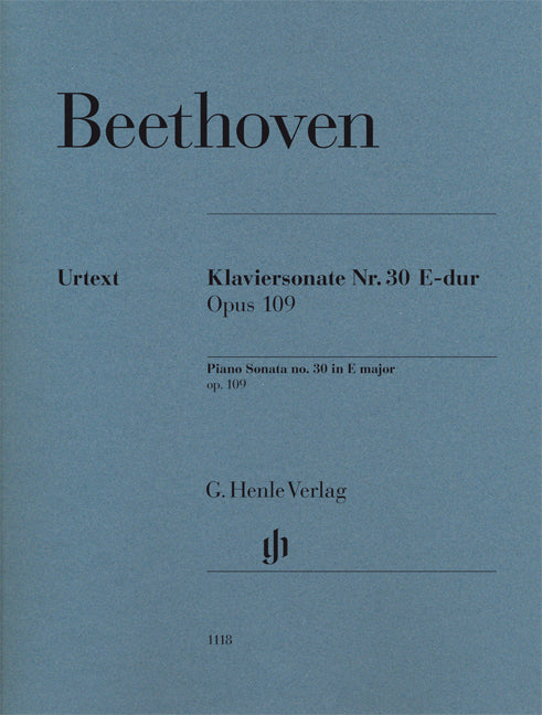 Piano Sonata no. 30 E major Op. 109（校訂: Gertsch & Perahia）