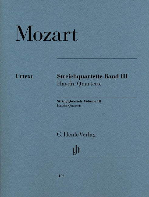 Streichquartette = String Quartets, vol. 3（パート譜）