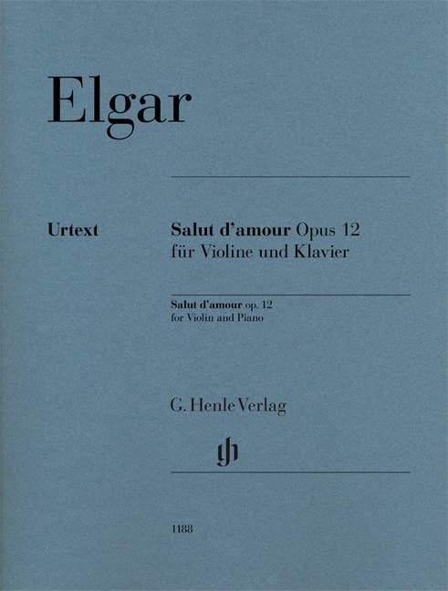 Salut d’amour Op. 12 for Violin and Piano
