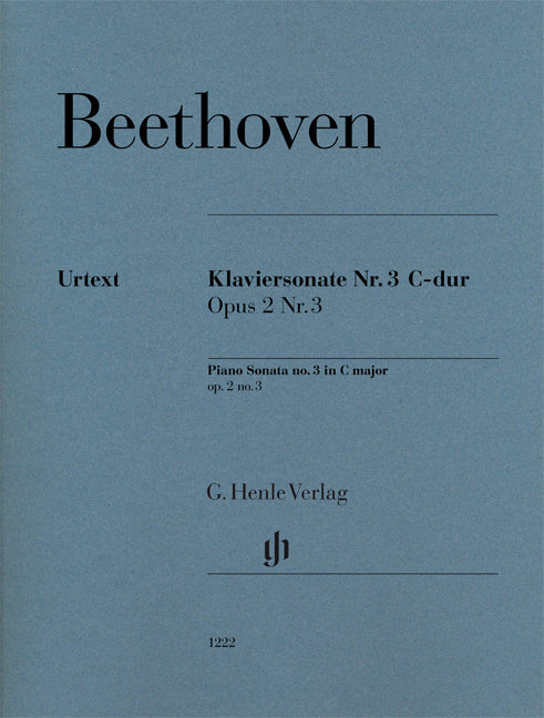Piano Sonata no. 3 C major Op. 2 no. 3（校訂: Gertsch & Perahia）