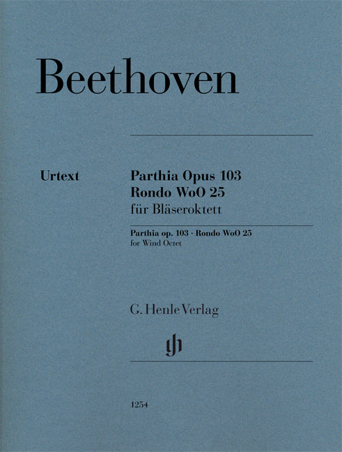 Parthia Op. 103 · Rondo WoO 25 for Wind Octet Op. 103 WoO 25（パート譜）