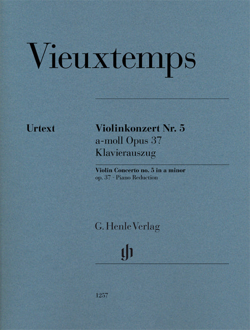 Violin Concerto no. 5 a minor Op. 37（ピアノ・リダクション）