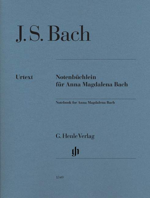 Notebook for Anna Magdalena Bach（運指なし・ソフトカバー）「