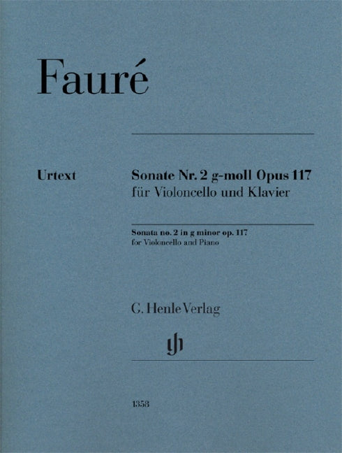 Violoncello Sonata no. 2 g minor Op. 117