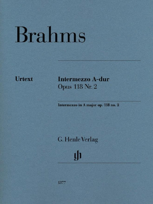 Intermezzo A major Op. 118 no. 2
