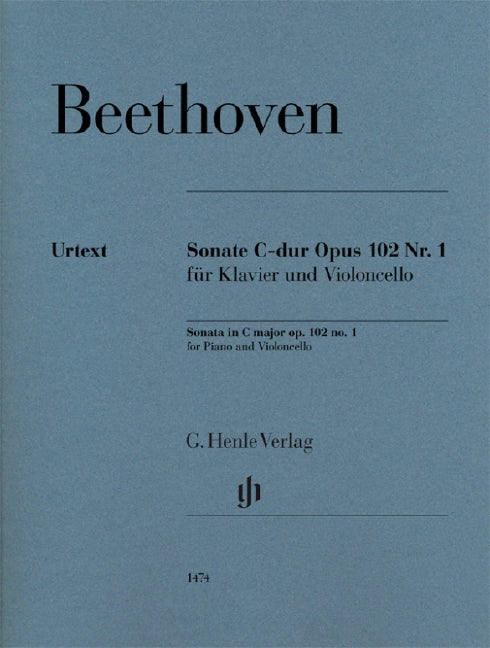 Violoncello Sonata C major Op. 102 no. 1