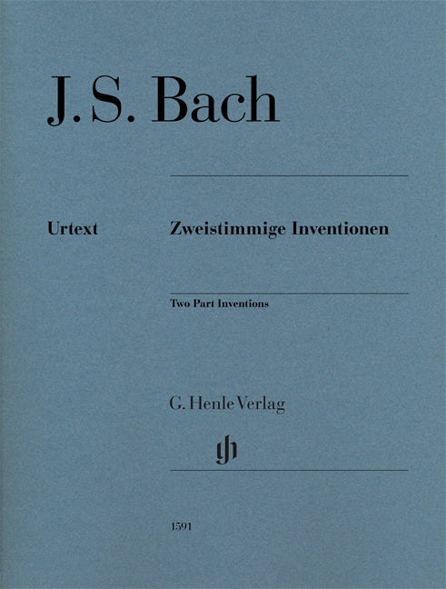 Two Part Inventions BWV 772-786（運指なし・ソフトカバー）