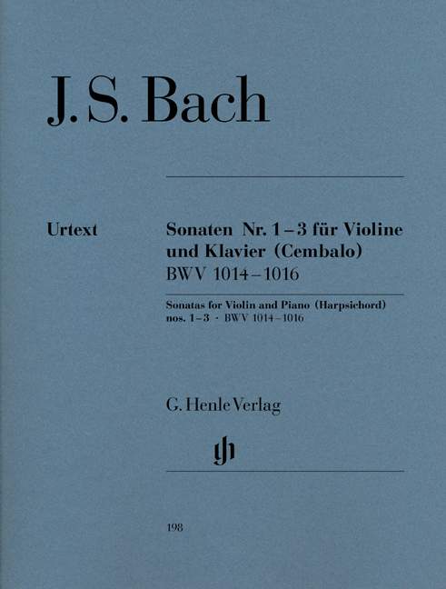 Sonatas for Violin and Piano (Harpsichord) 1-3 BWV 1014-1016