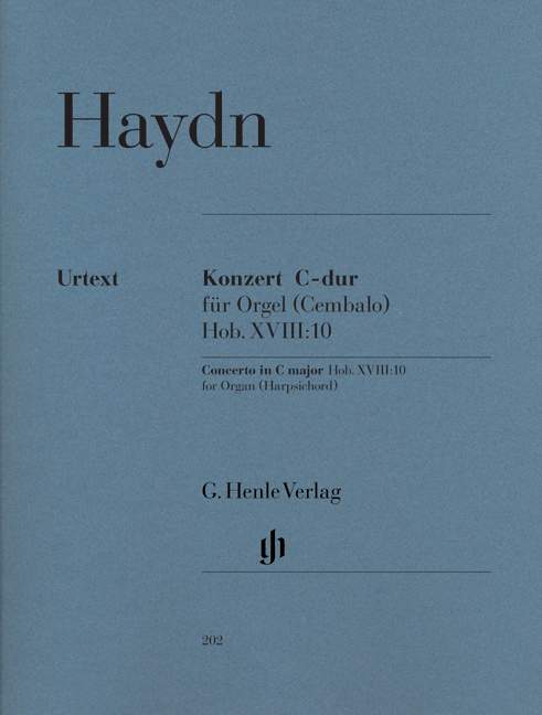 Organ Concerto C major Hob. XVIII:10 (First Edition) Score