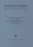 Haydn-Studien, vol. 9, no. 1-4