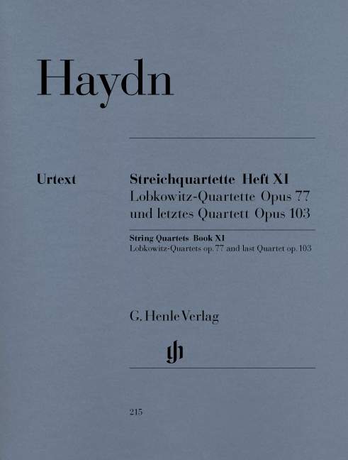 String Quartets, vol. 11（パート譜）