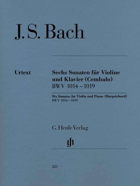 Six Sonatas for Violin and Piano (Harpsichord) BWV 1014 - 1019