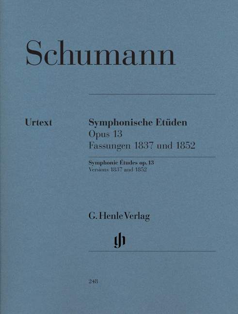 Symphonic Etudes (early and late versions and 5 posthumous versions) Op. 13