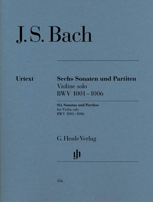 Sonatas and Partitas for Violin solo BWV 1001-1006（ソフトカバー）