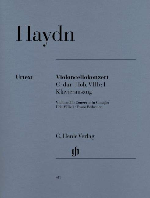 Concerto for Violoncello and Orchestra C major Hob. VIIb:1（ピアノ・リダクション）