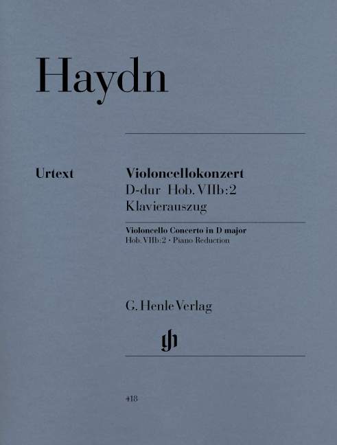 Concerto for Violoncello and Orchestra D major Hob. VIIb:2（ピアノ・リダクション）