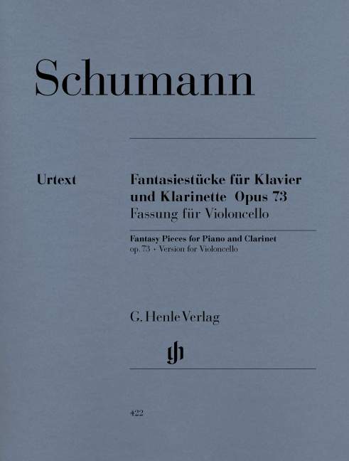Fantasy Pieces op. 73 for Piano and Clarinet (version for Violoncello) Op. 73
