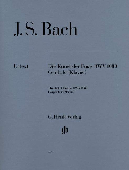 Die Kunst der Fuge = Art of the Fugue BWV 1080（運指なし・ソフトカバー）