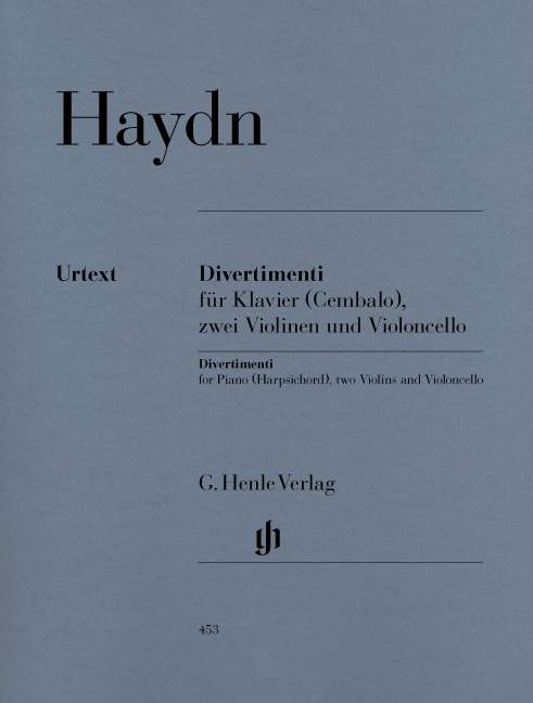 Divertimenti for Piano (Harpsichord), 2 Violins and Violoncello