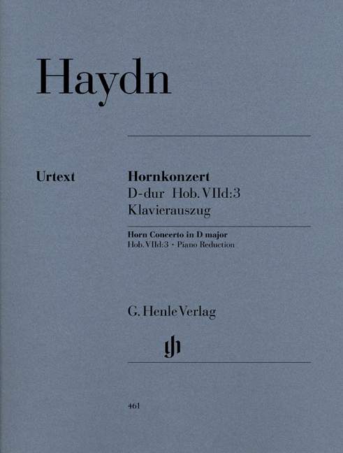 Horn Concerto D major Hob. VIId:3（ピアノ・リダクション）