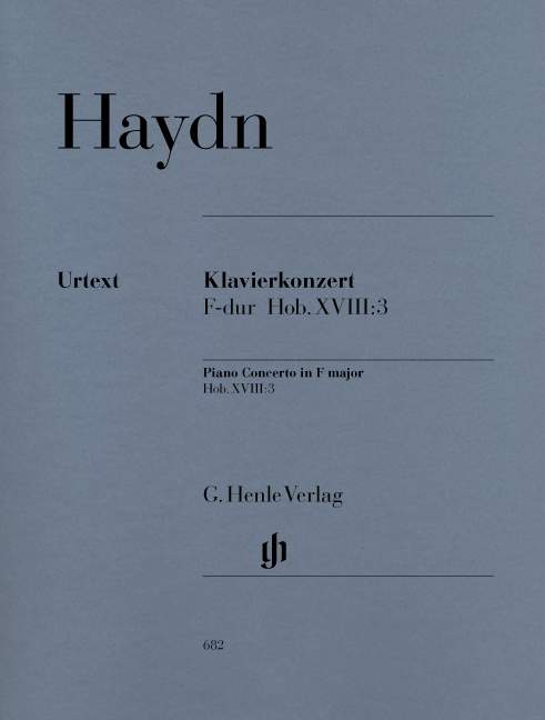 Piano Concerto (Harpsichord) F major Hob. XVIII:3 [Score]