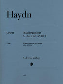 Piano Concerto (Harpsichord) G major Hob. XVIII:4 [Score]