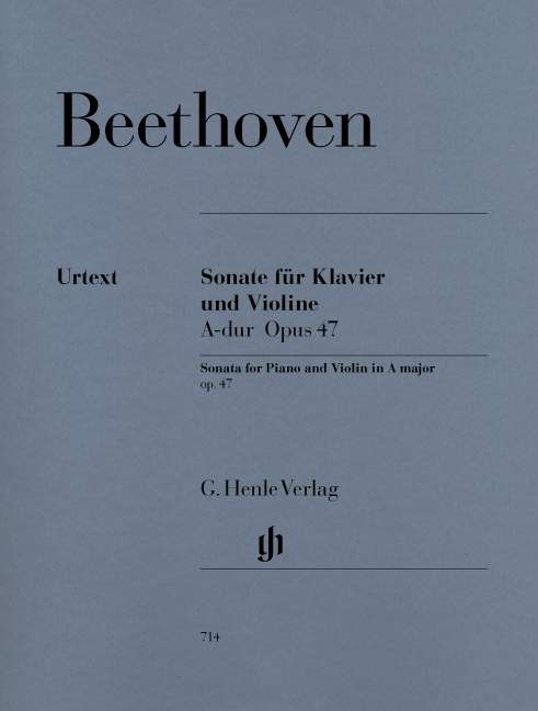 Sonata for Piano and Violin A major (Kreutzer-Sonata) Op. 47