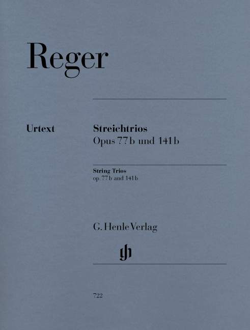 String Trios a minor and d minor Op. 77b u. 141b（パート譜）