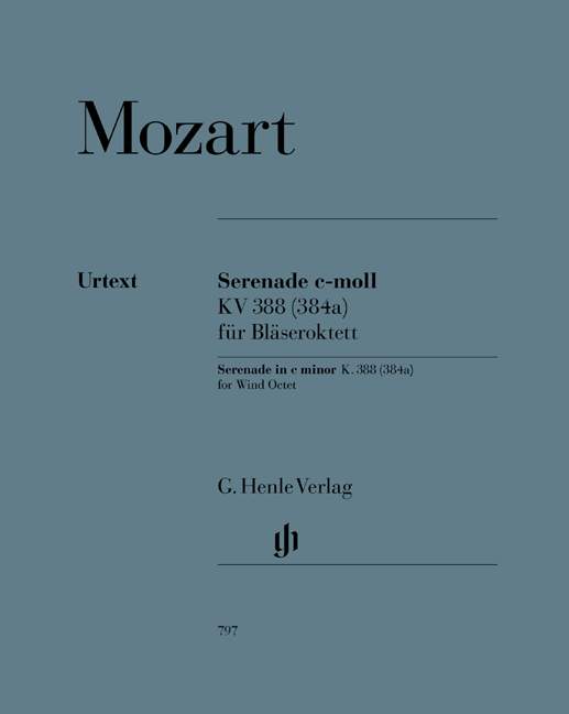 Serenade C minor K. 388 (384a)（パート譜）