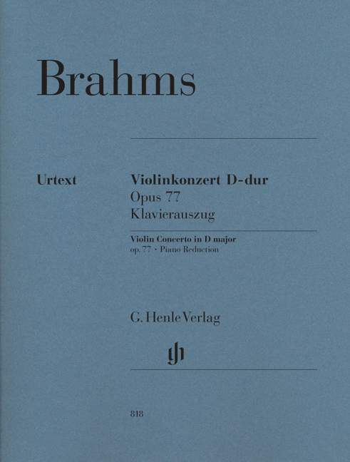 Violin Concerto in D major Op. 77（ピアノ・リダクション）