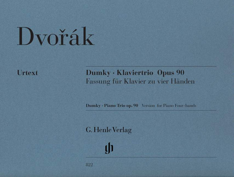 Dumky · Piano Trio Op. 90, Version for Piano Four-hands