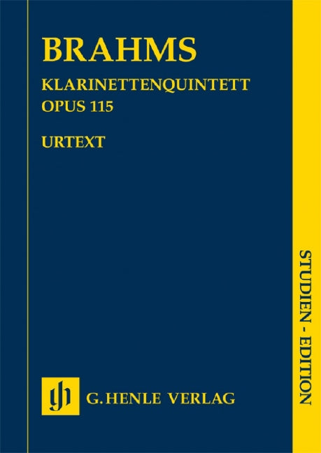 Clarinet Quintet in b minor Op. 115 (校訂：Kirsch)（ポケット・スコア）