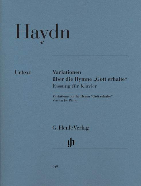 Variations on the Hymn "Gott erhalte", Version for Piano