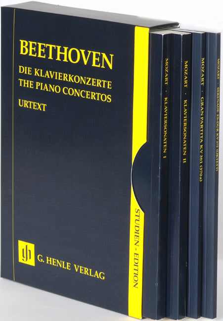 The Piano Concertos in a Slipcase（全５巻、ポケット・スコア）