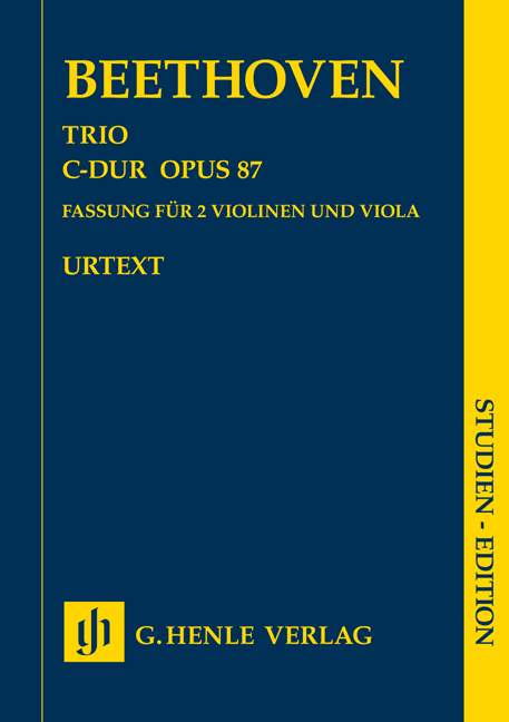 Trio in C major Op. 87（ポケット・スコア）