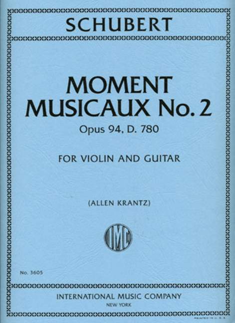 Moment Musicaux No.2 op.94 D780