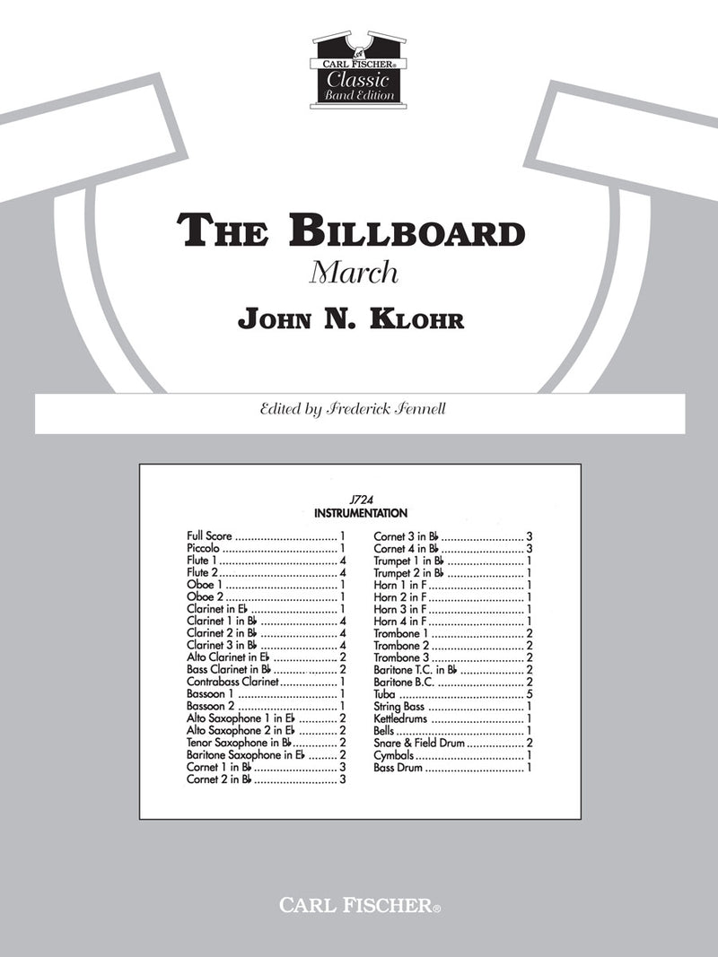 The Billboard (March) (Score Only)