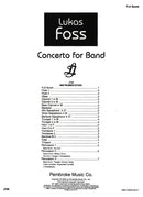 Concerto for Band (Score Only)