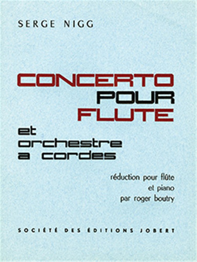 Concerto Pour Flûte (Flute and String Orchestra)