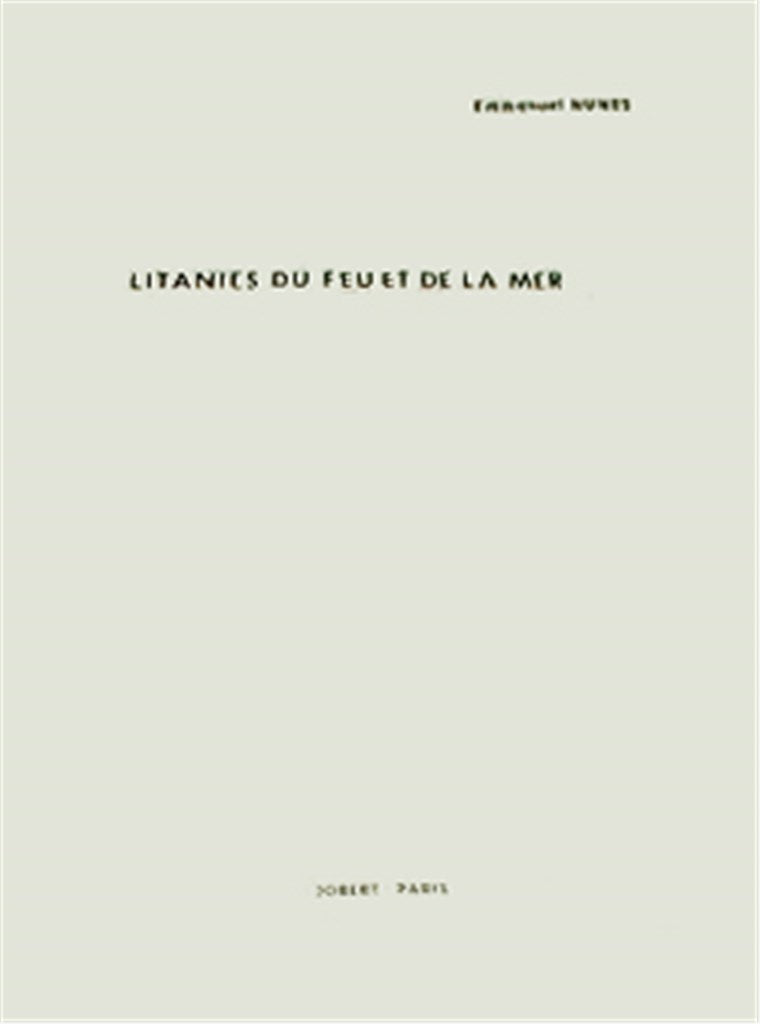 Litanies du feu et de la mer I et II