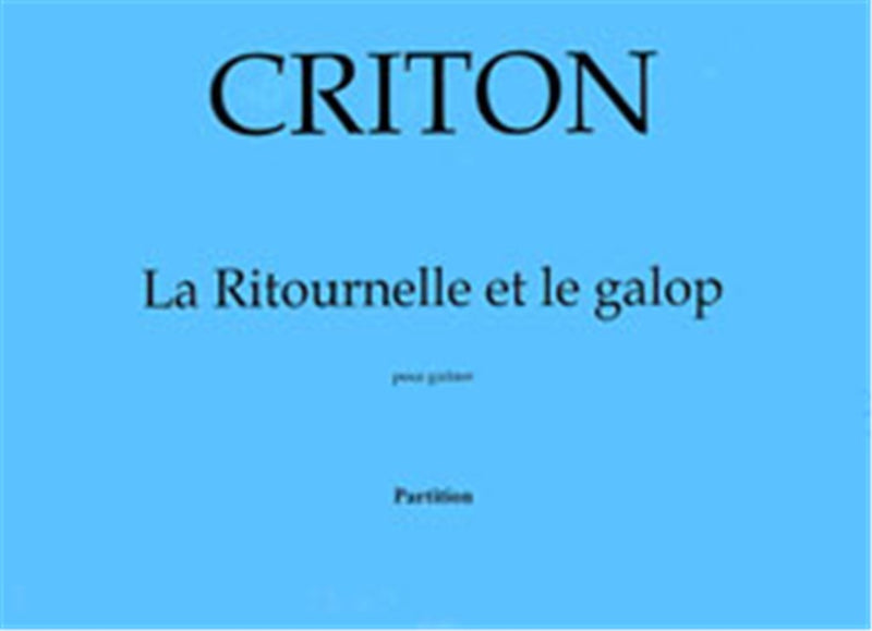 La Ritournelle et Le Galop