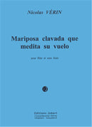 Mariposa clavada que medita su vuelo