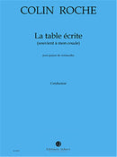 La Table écrite (souvient à mon coude)