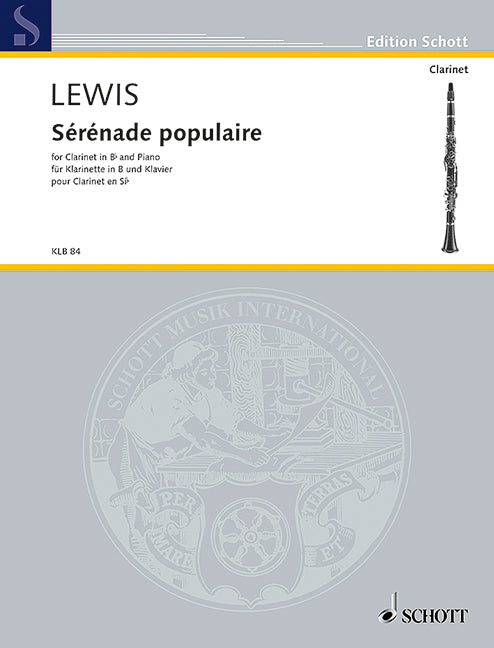 Sérénade populaire (clarinet (in Bb) and piano)